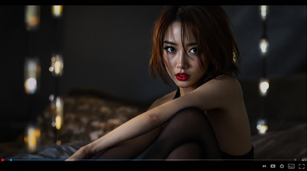 小密圈 写真视频 - 黑丝系列特辑 - 光影魅惑